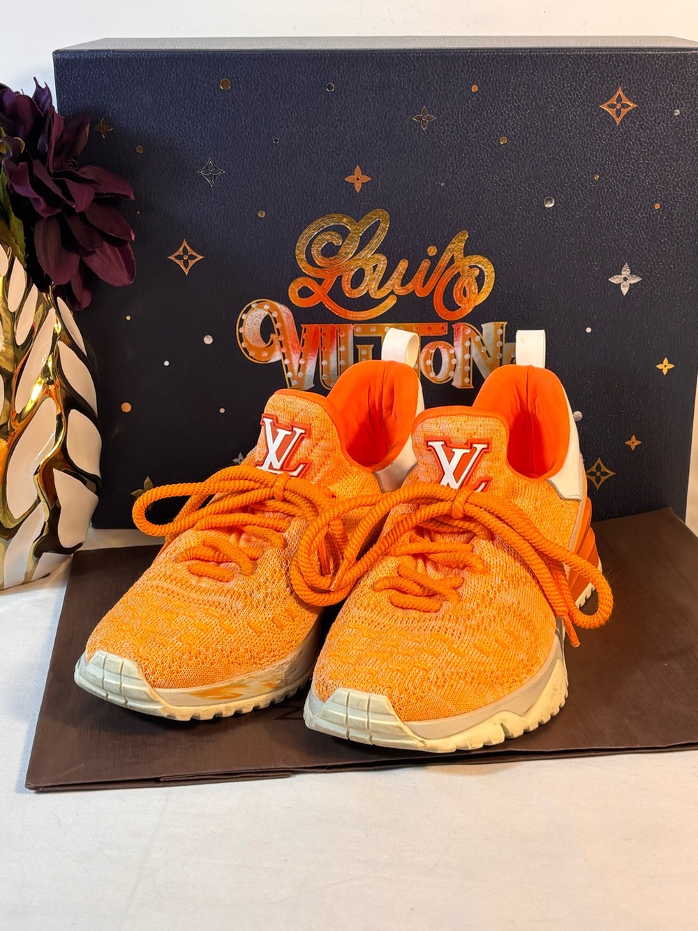 Louis Vuitton VNR Orange Sneakers